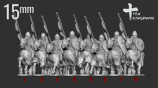 15mm Georgian Arm. Spear Arm. Horse (TGM-7 resin) Ten Kingdom Miniatures
