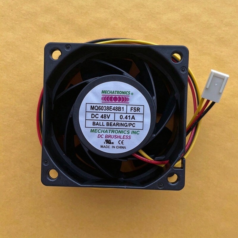 1PC MQ6038E48B1 FSR 6038 DC48V 0.41A 6CM 3-Wire Violent Cooling Fan