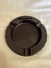 Vintage Bakelite Ashtray Built In Match Holder