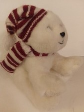 Russ Daisy Chain Press Peppermint Bear Approx. 7" Tall Mint With All Tags