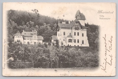 Marienbad Villa Halbmayer Böhmen 1903 Josef Zimmermann Eger