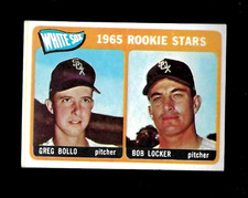 GREG BOLLO - BOB LOCKER White Sox 1965 Topps Rookie Stars Baseball Card #541. rookie card picture