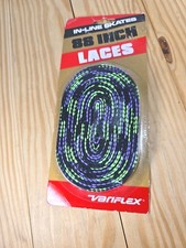 Vintage Variflex In-Line Skates 88 Inch Fatboy Laces Purple Neon Green Black NWT