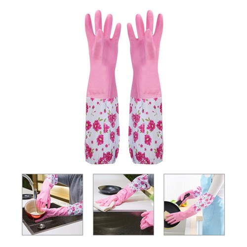 1 Pair of Winter Dish Washing Gloves Hand Gloves for Washing Dishes Warm - Picture 5 of 12