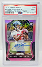 2019 Prizm PINK REFRACTOR AUTO - LONNIE JOHNSON Rookie RC Card PSA 9 MINT Pop 1. rookie card picture