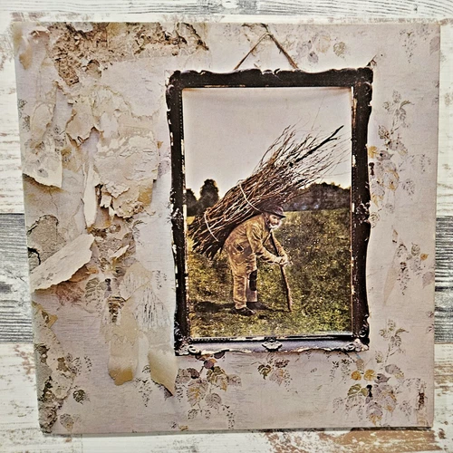 LED ZEPPELIN 4 ZOSO ORIG. 1971 ATLANTIC PECKO DUCK 1841 BROADWAY & INNER￼