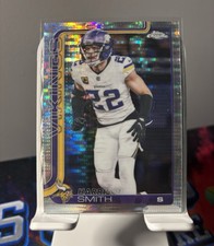 2025 Topps Chrome Football #204 Harrison Smith Pulsar Refractor Vikings