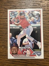 2023 Topps Series 1 - Oscar Gonzalez #119 (RC) Cleveland Guardians
