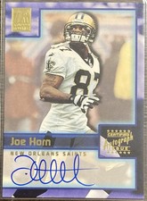 Joe Horn 2001 Topps Reserve On-Card Auto Autograph Saints