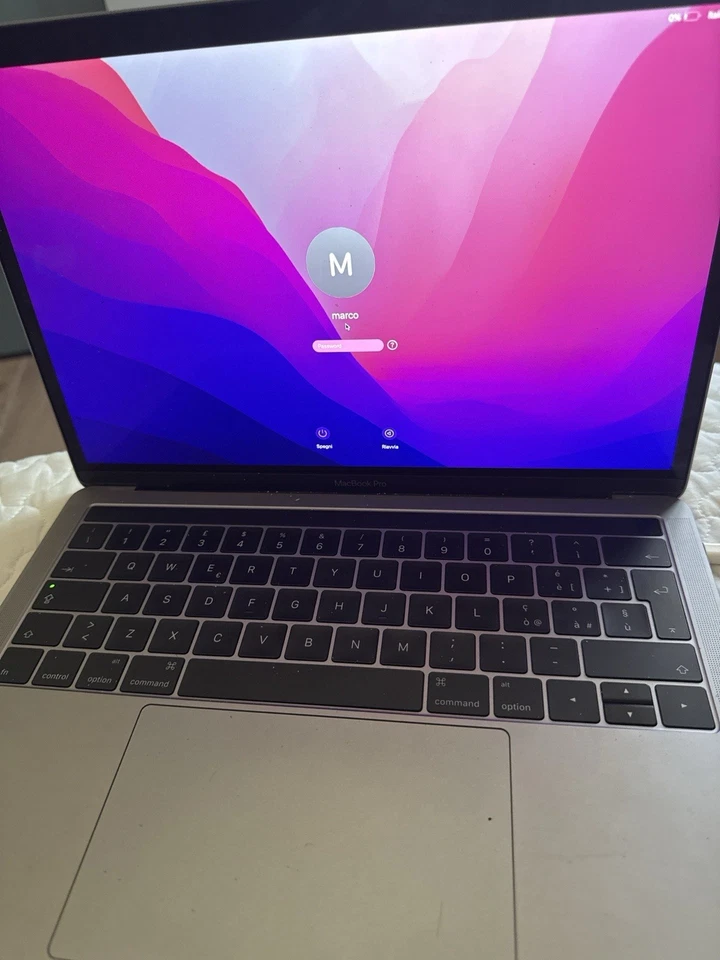 Apple MacBook Pro 13,3" (8GB, Intel Core i5-6360U, 2 GHz, 256GB) Laptop - Grigio, foto 4 di 4
