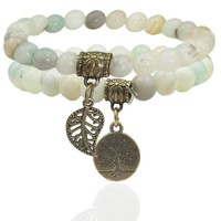 Chakra Armband Baum Des Lebens GlüCk Edelsteine Echte Steine Heilsteine Damen