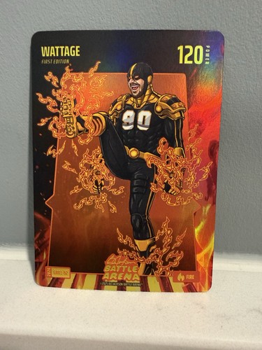 2026 Bo Jackson Battle Arena #GRILL-92 Wattage TJ Watt Fire Foil 1st Edition