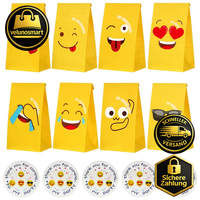 GeschenktüTen Bunt 24 StüCk Mit Aufkleber 23X12Cm Party Geschenkverpackung