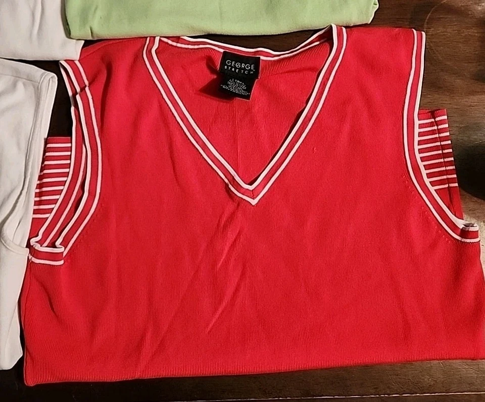 Lote de 4 camisetas sin mangas XL para mujer/ Karen Scott/ Studio Works/ White Stag/ George Stre Foto 4 de 4