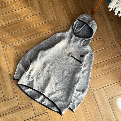 Nike Vintage Fleece Jacket Retro 90s Unisex Streetwear Grau, M