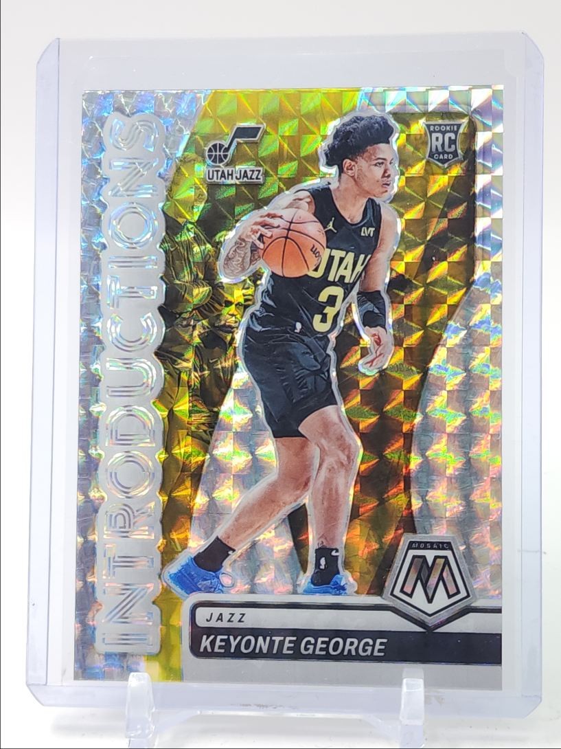 KEYONTE GEORGE 2023-24 MOSAIC INTRODUCTIONS ROOKIE SILVER PRIZM RC Q3413