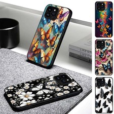 Butterfly Matte Phone Case Cover For Apple iPhone 15/15 Pro/16/16 Plus/16E