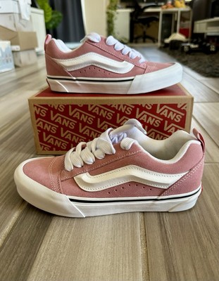 Women's Vans Knu Skool Casual Skate Shoes VN000CS0C3S - Color Theory Foxglove