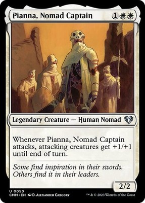 [MTG] Pianna, Nomad Captain (Foil) (0050) (CMM) LP-HP