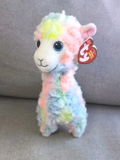 TY Beanie Babies Classic 9" LOLA the Rainbow Llama Plush Stuffed Animal NWT