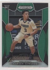 2019-20 Panini Prizm Draft Picks Green Prizm Carsen Edwards #34 3a3