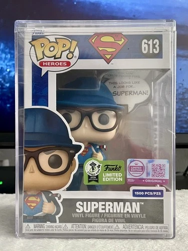 Funko Pop! Heroes Superman ECCC con Exclusive Legendary 1500 Pcs In Hand ✅