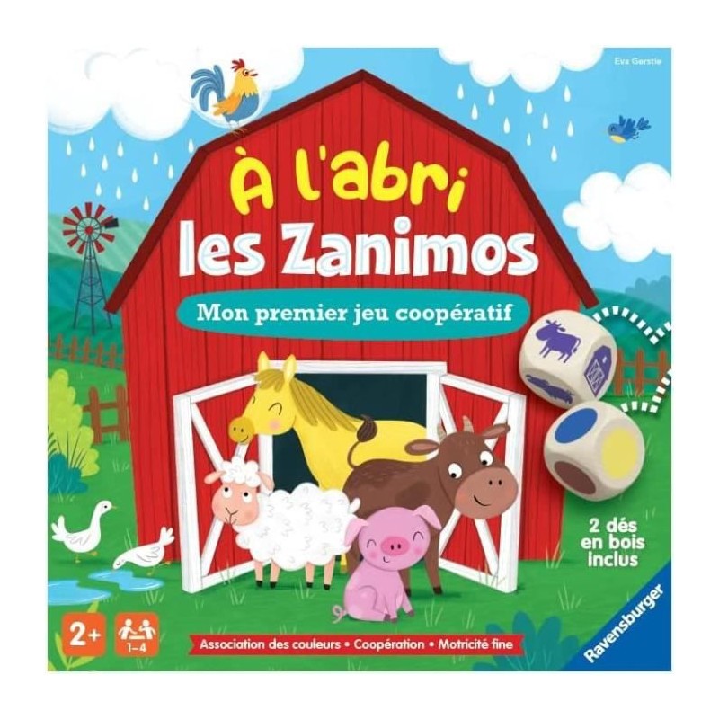 Jeu enfants A l'abri les Zanimos Ravensburger dès 2 ans 00022339