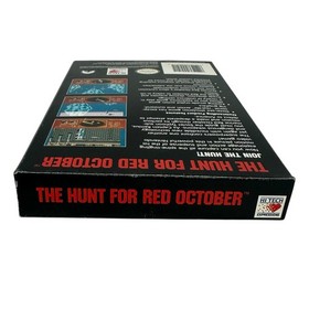 The Hunt for Red October completo en caja nintendo nes connery pel&iacute;cula de f&aacute;brica COMO NUEVO