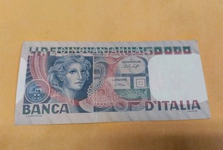 50000 LIRE VOLTO DI DONNA DECR. 23/10/1978 NO FDS NO LOTTO