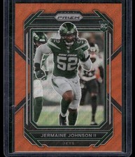 2022 Panini Prizm #375 Jermaine Johnson II Orange Wave #/60