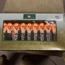 Vintage NIB Kurt S. Adler 10 String Novelty Tree Lights