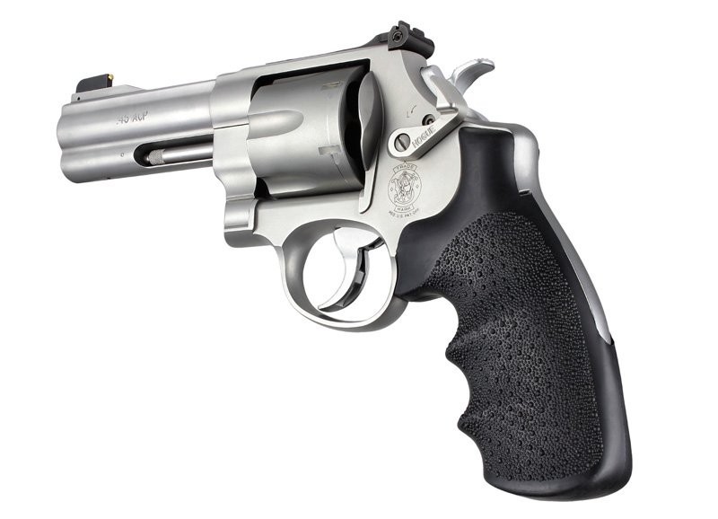 Hogue Rubber Grip for S&W N Frame Round Butt Models: 21, 24, 25