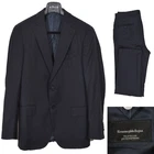 Men's Ermenegildo Zegna Traveller Microsphere Suit 40US/UK 50IT Blue Wool & Silk