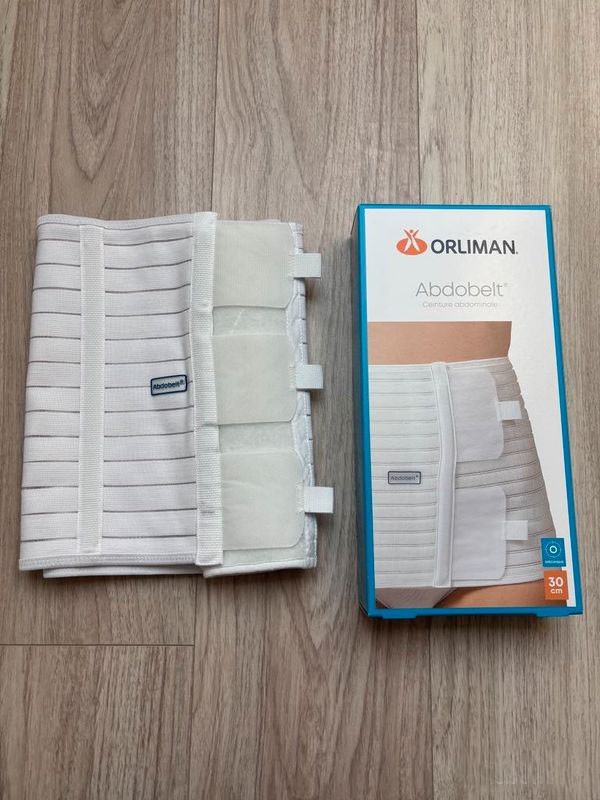 Ceinture abdominale médicale blanche adulte réglable pour soutien lombaire