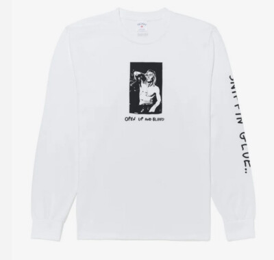 Sniffin Glue x Noah NY Open Up and Bleed core logo LS Tee Sz L  !! kith supreme