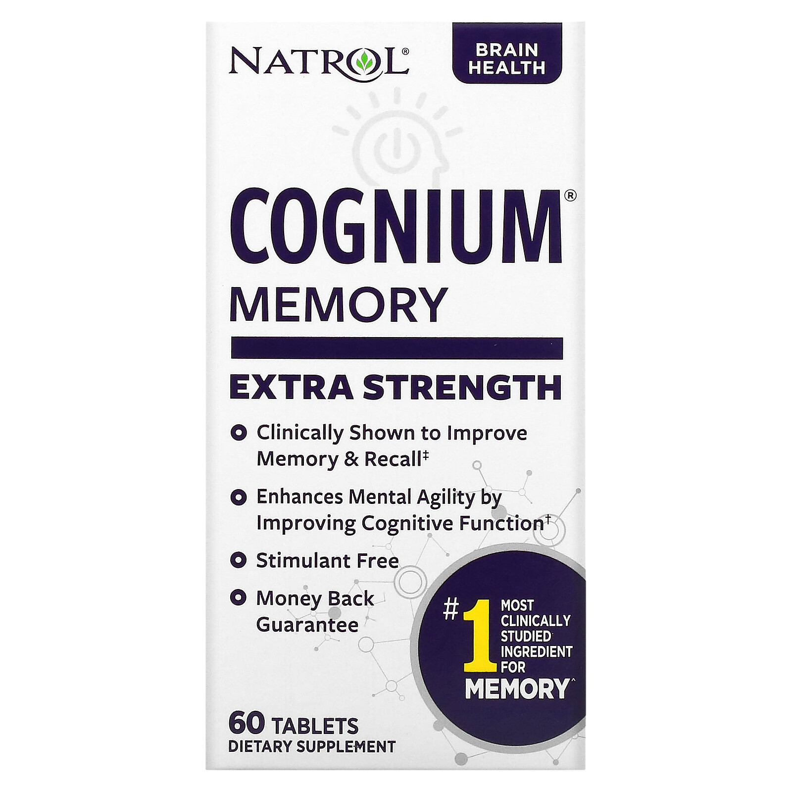 Cognium Memory, Extra Strength, 200 мг, 60 таблеток