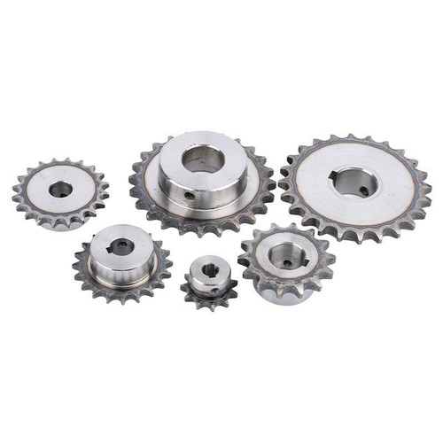 #40 Pignone trasmissione catena 10-32 denti foro 10-40 mm passo 1/2" 12,7 mm per catena 08B - Foto 8 di 28