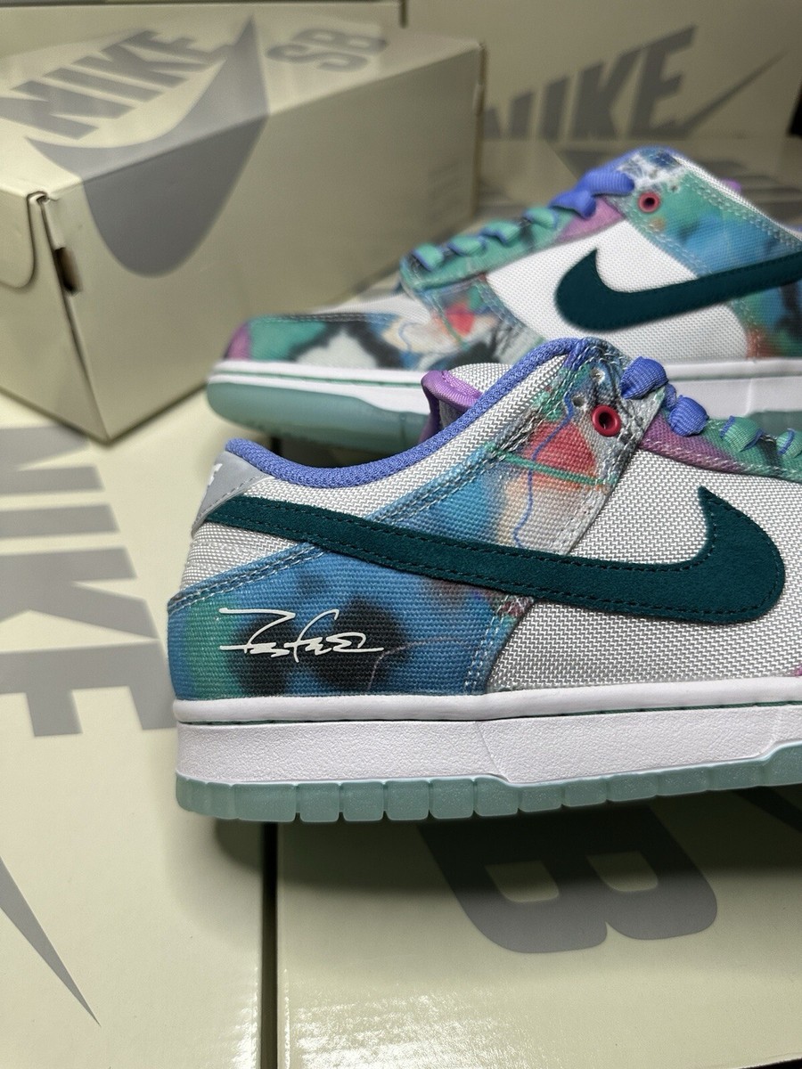 Size 12 - Nike Futura Laboratories x Dunk SB Low Bleached
