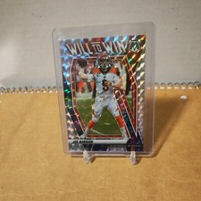 2021 Mosaic Football Joe Burrow ‘Will To Win’ Silver Mosaic Prizm #WW-8