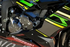 Shogun Standard No-Cut Frame Slider Black for Kawasaki ZX636H Ninja ZX-6R