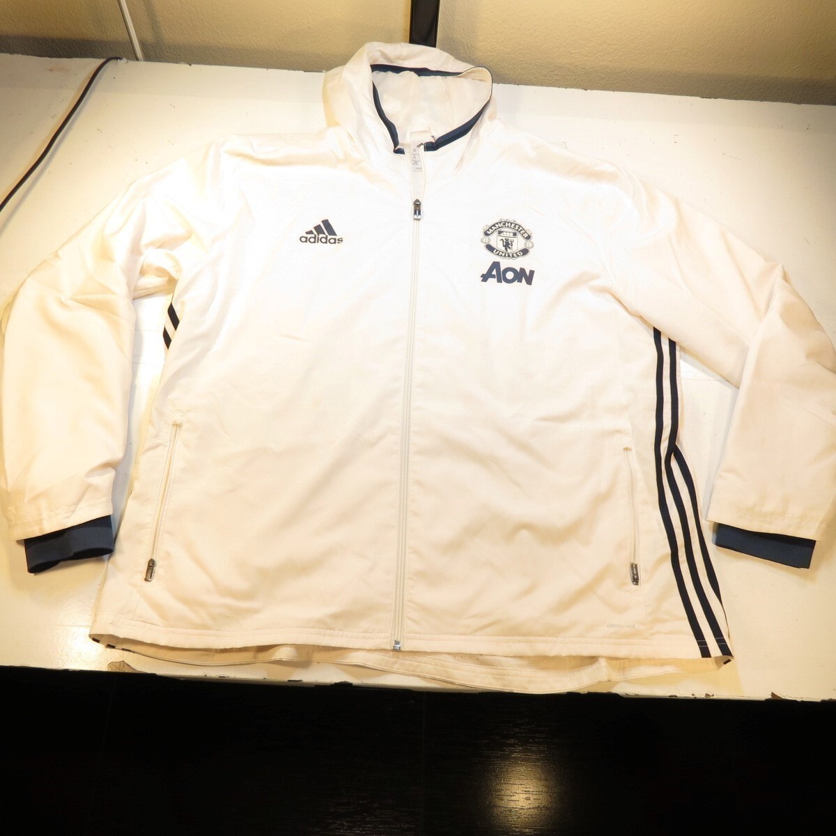 MANCHESTER UNITED FOOTBALL FC SOCCER TRAINING HOODIE JACKET Mens