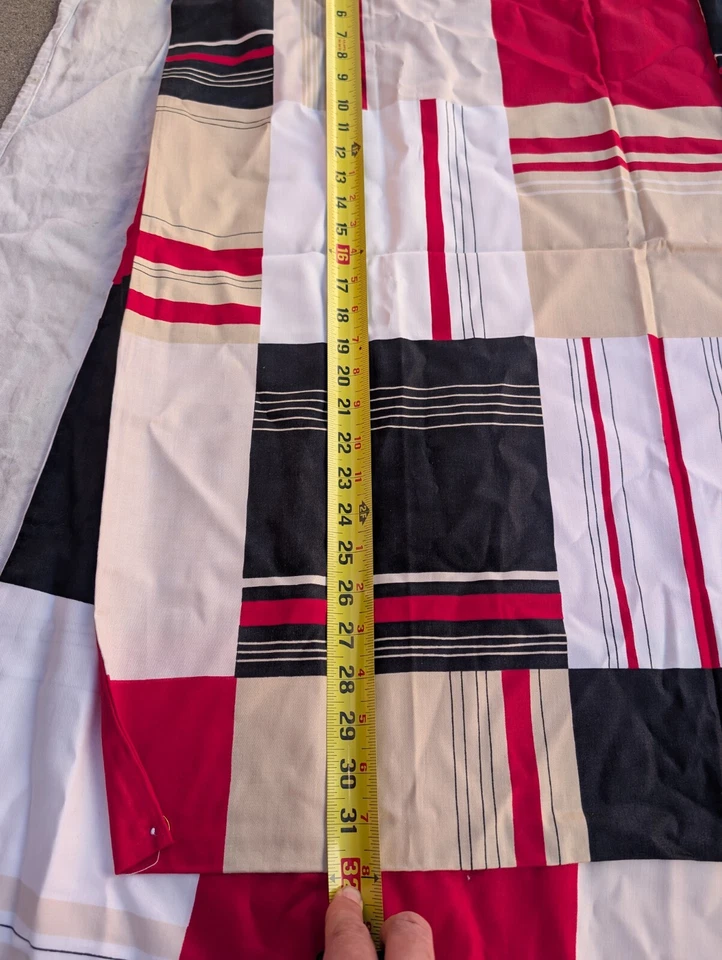 Excelente! Funda nórdica doble con fundas 100 % algodón rojo, negro, tostado, blanco  Foto 4 de 4