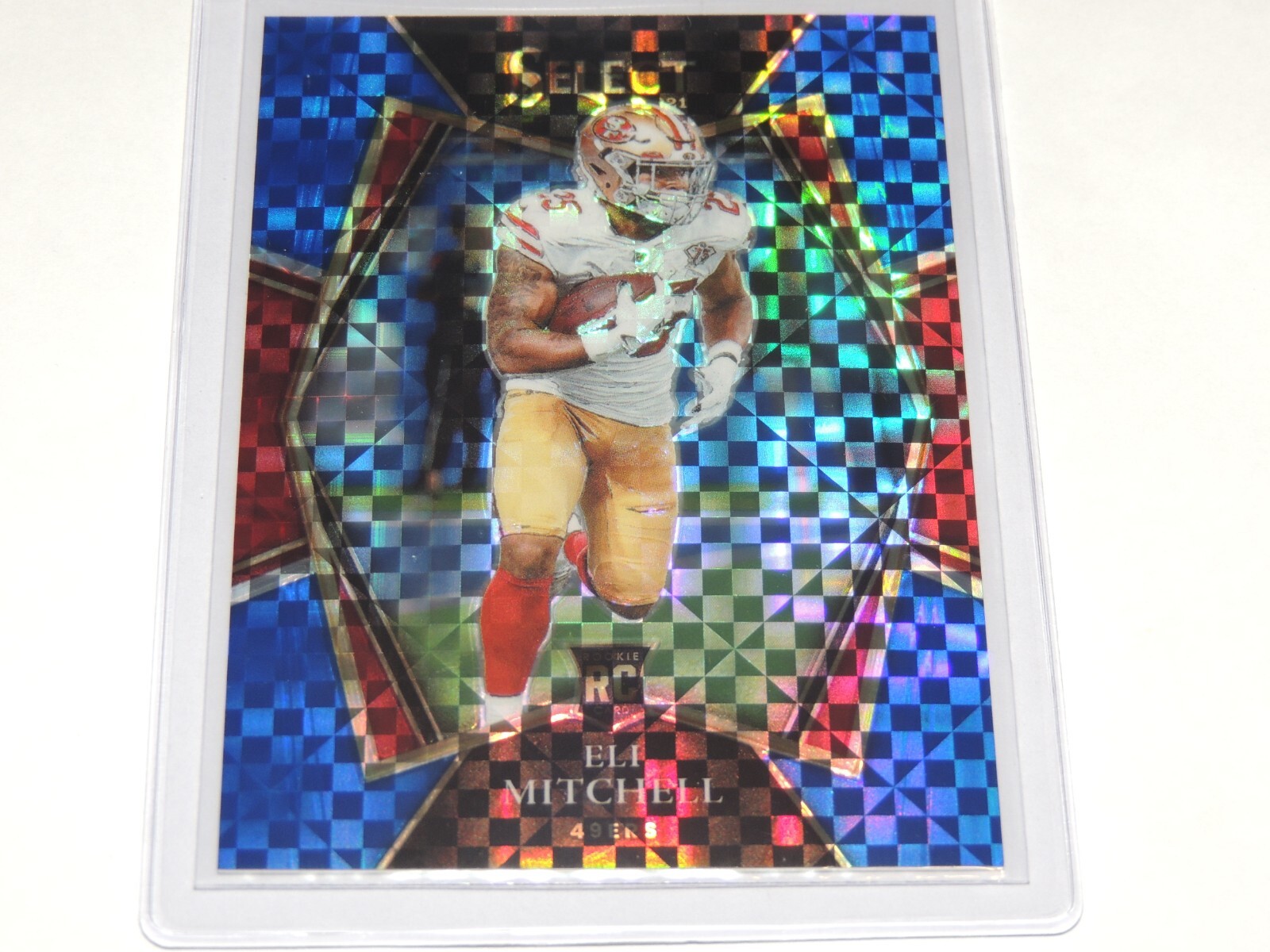 🔥Eli Mitchell 2021 Panini Select #192 Blue 105/149 Rookie San Francisco 49ers🔥