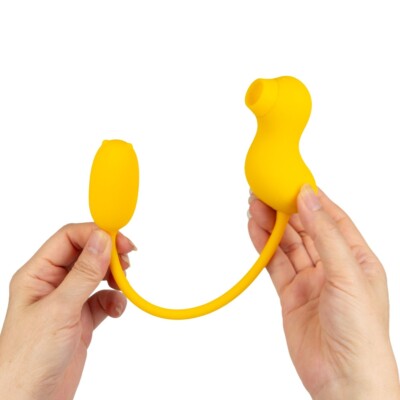 Vibrating Dual Sucking Duck Clit G-spot Egg Bullet Vibrator Stimulator Sex  Toys | eBay