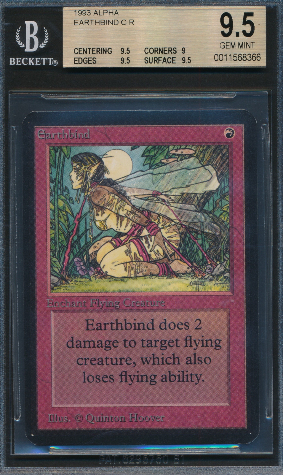 Alpha Earthbind BGS 9.5 Graded Magic MTG (8366) -magicgraders-