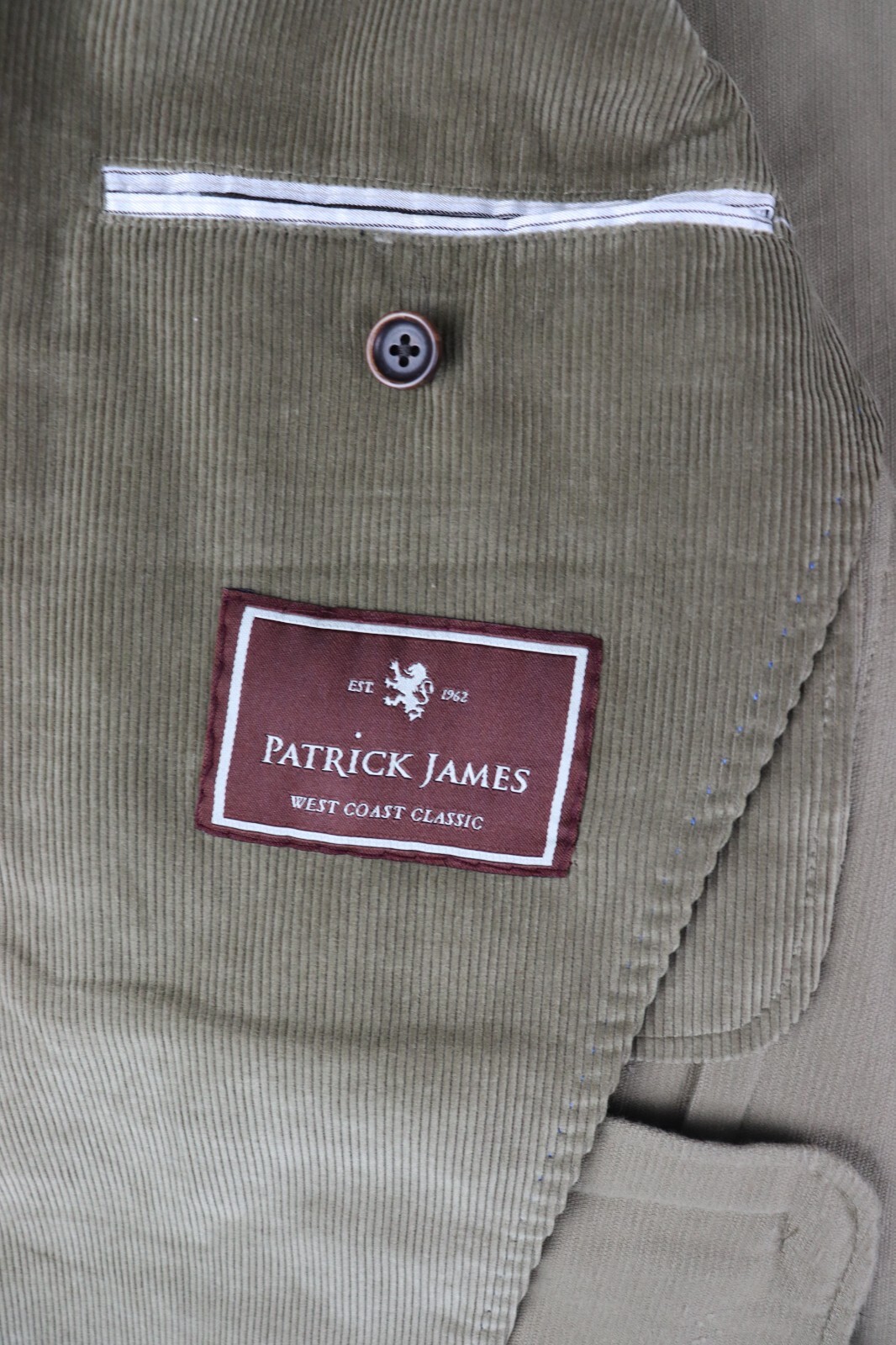 Patrick James Men's Solid Brown Button Down Lined… - image 17