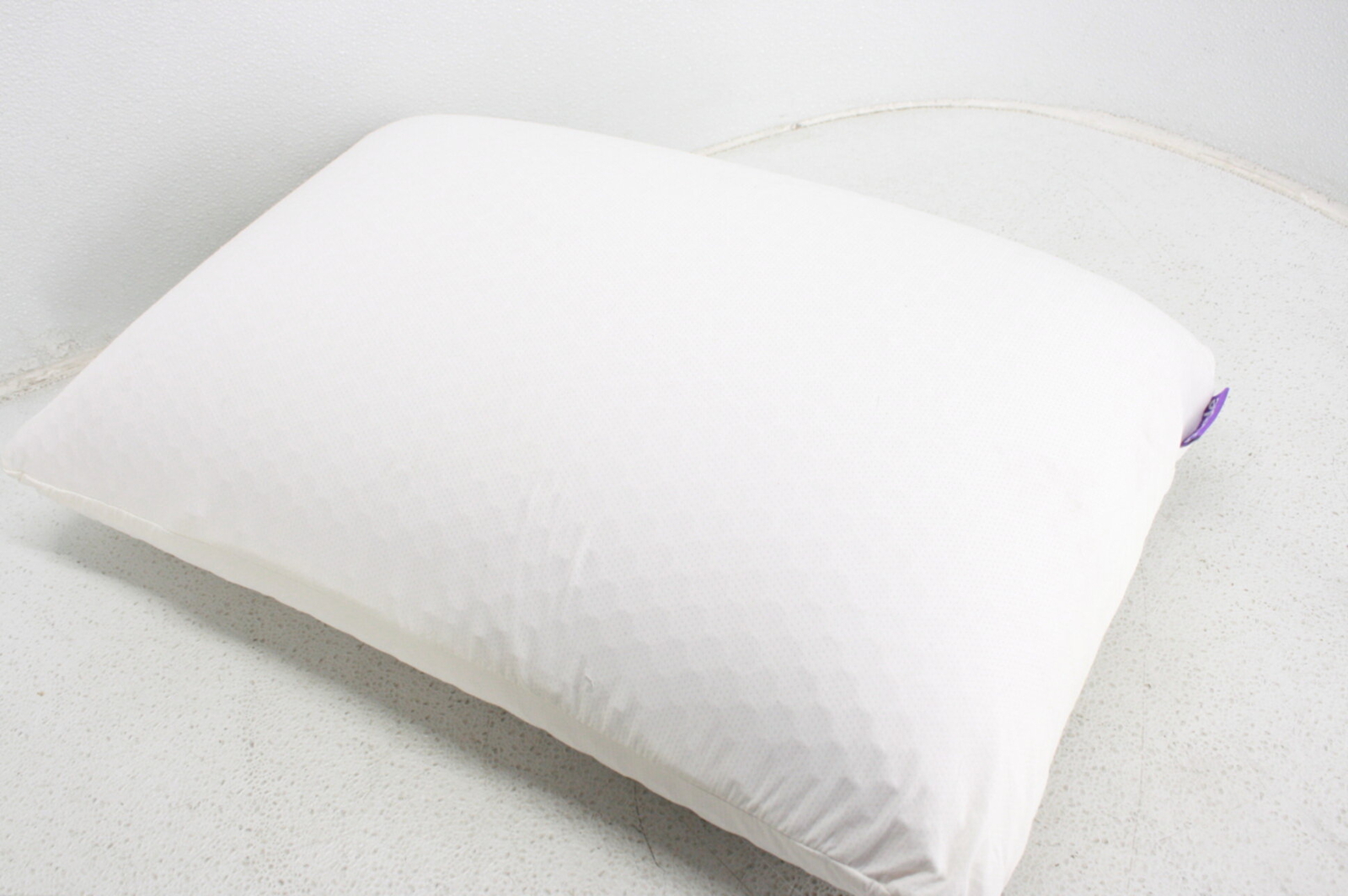 Purple Harmony Pillow Hex Grid No Pressure Support Stays