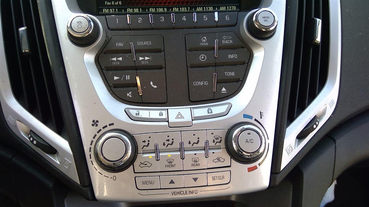 Audio Equipment Radio Control Panel AC Opt C67 Fits 12-15 TERRAIN 720501