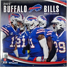 Buffalo Bills ● Collectible 2022 Wall Calendar by Turner ● [Sealed] ● 12" x 24"