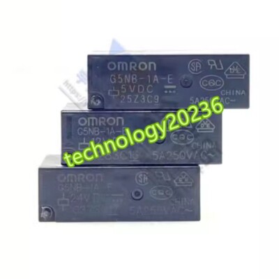 5PC NEU Omron relay G5NB-1A 1A-E-5VDC 12VDC 24VDC DC12V HF46F 5A #YT